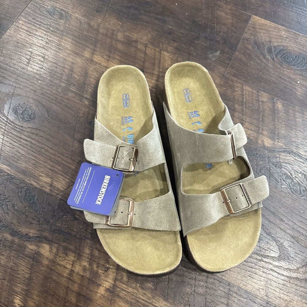 NWT Birkenstock Arizona Soft Footbed Sandals Unisex Size 46 / US Men 13 / Wmn 15